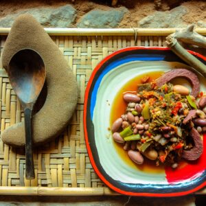 Nationalgericht Madagaskar: Saosisy sy Tsaramaso (Rezept)